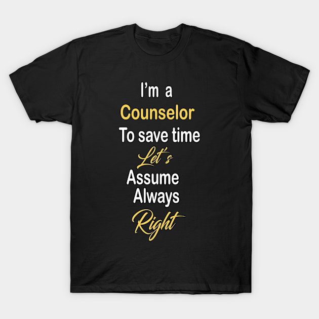 Counselor T-Shirt by Bite